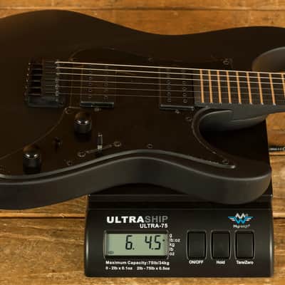Ibanez AZ41B1 Iron Label - Ebony - Black Flat image 8