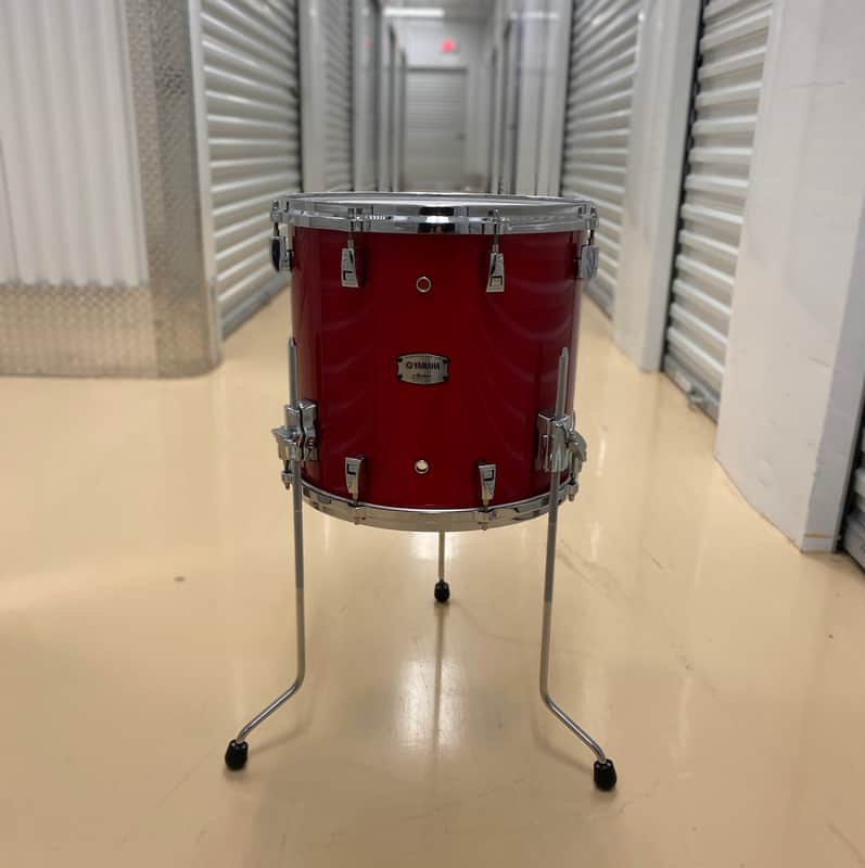 Yamaha Absolute Hybrid Maple 14x13 Floor Tom Drum // Drum Set Red Autumn AHM image 1
