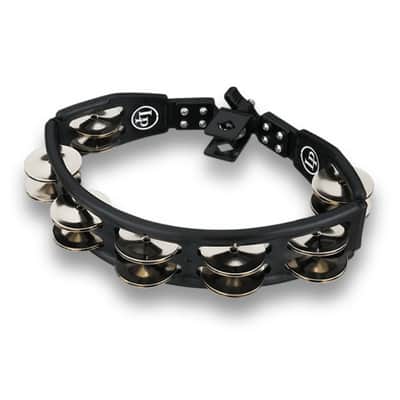 LP Cyclops Steel Jingles Black Mountable Tambourine image 2