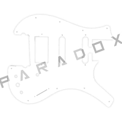 Custom Pickguard For 1997 Made in America Parker Nitefly NFV2 HSS - Translucent Milk White .125" image 1