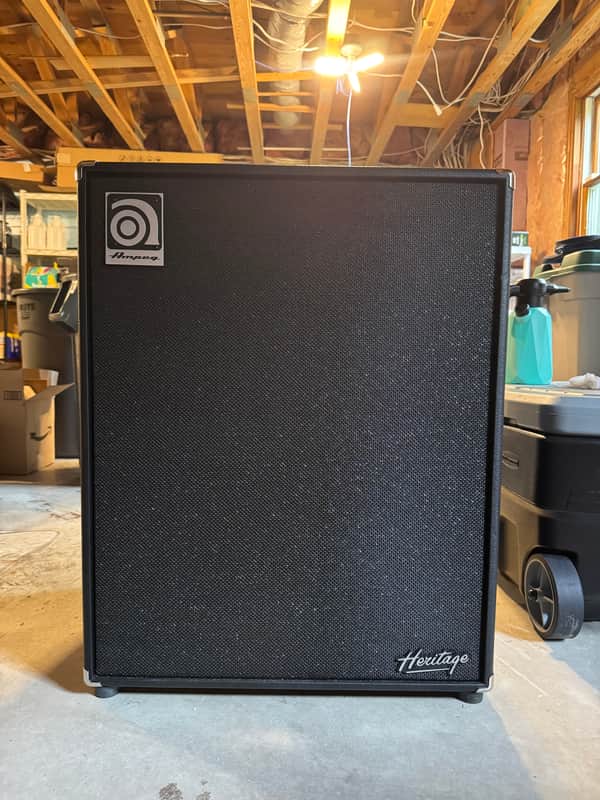 NEW OPEN BOX Ampeg SVT-410HLF Heritage Series 500-Watt 4x10" Bass Speaker Cabinet 2010 - Present - Black image 1