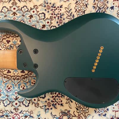 Kiesel Aries 8-string Multiscale 2022 British racing green- satin matte image 2
