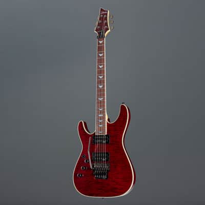 Schecter Omen Extreme 6 FR Lefthand Black Cherry - Left handed electric guitar image 9