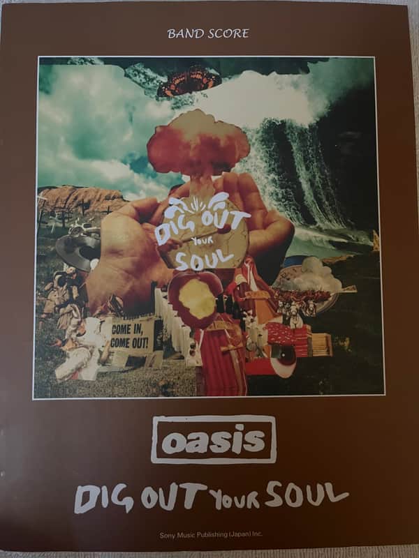 Oasis - Dig Out Your Soul - Guitar and Bass tab / tablature Book - Japan image 1