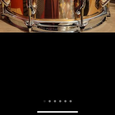 Pearl STA1465PB SensiTone 14x6.5" Premium Beaded Phosphor Bronze Snare Drum 2014 - 2020 - Bronze image 5