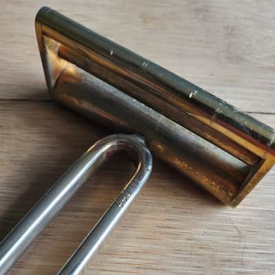 1960s Gretsch Viking Tuning Fork Bridge - Gold image 3