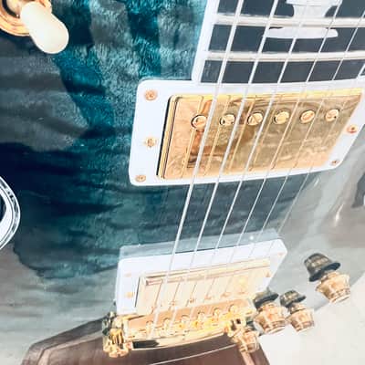 Gibson Custom Shop PSL Les Pual Ultimate 5A Quilt "Tree of Life" Nordic Blue 2025 - gloss image 3