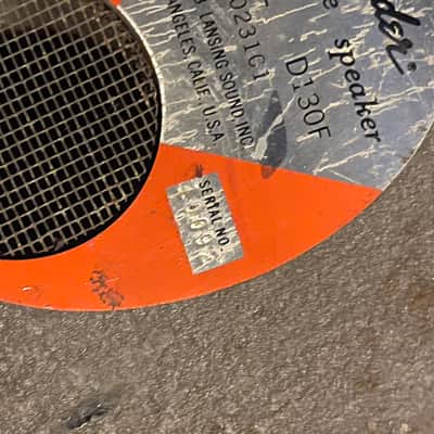 JBL D 130 1970’s - Original with Orange Fender label image 2