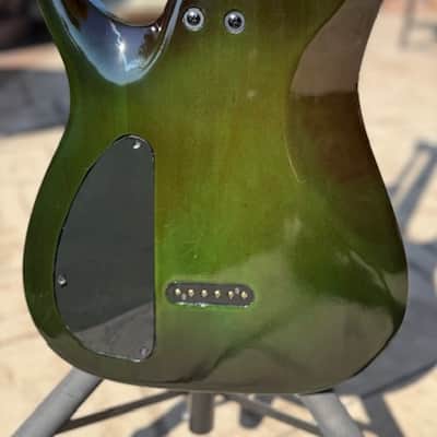 custom built Ibanez style guitar RGA style 2025 - Transparent green nitro image 12