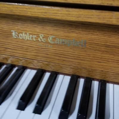 Kohler Campbell Console Piano Oak SN IDEA0111 image 2