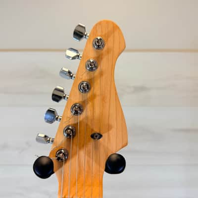 Unknown Custom Telecaster Partscaster Electric Guitar Warmoth Neck Rio Grande Tallboy Fender Noiseless w/ Hard Case image 5
