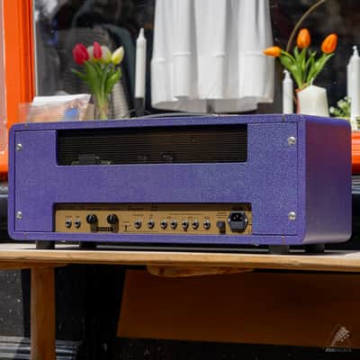 Bogner Snorkler 50 watt EL34 Amplifier head – Purple Tolex image 5