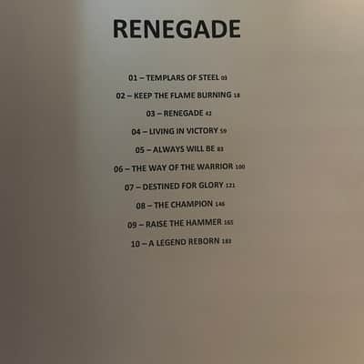 Hammerfall - Renegade - Guitar tab / tablature Book image 3
