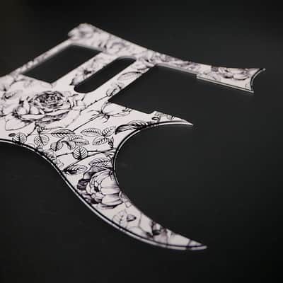 Floral #12 / Ibanez Pickguard / RG350 / JEMJR / Graphic / Stormguitar image 3