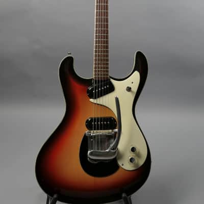 Mosrite Joe Maphis 1959 sunburst; rare set-neck, side-jack, bound body, very early model image 10