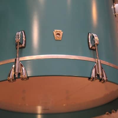 LUDWIG Classic Maple Downbeat Heritage Blue 20x14, 12x8, 14x14 image 2