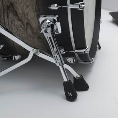 Tama TWB2216-ASBJ STAR Walnut Bass Drum 22 - Satin Black Japanese Sen Burst image 17