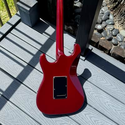 Fender Stratocaster Set Neck  1994 - stunning Custom Shop Set Neck Crimson'burst Flame Top ! image 4