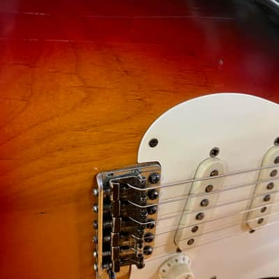 Fender Stratocaster with Old & Original Maple Neck 1959 - Sunburst Very Old Refin image 5