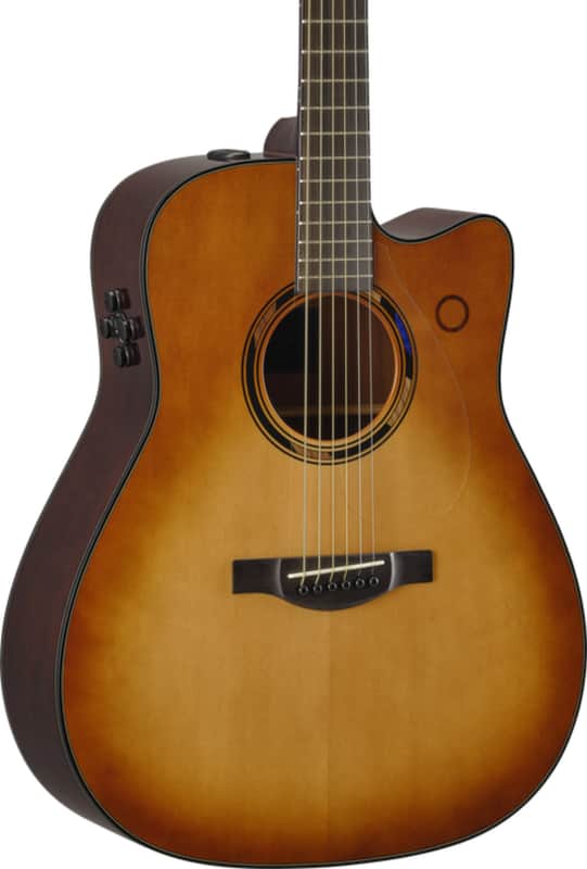 Yamaha TAG3 C TransAcoustic Dreadnought Acoustic-Electric Guitar, Solid Spruce Top, Sand Burst image 1