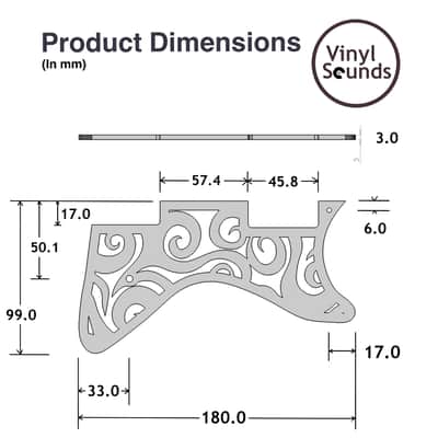 Custom Pickguards and Headstock Sustain Plate Combi for Gibson and Epiphone Les Paul Electric Guitar image 12