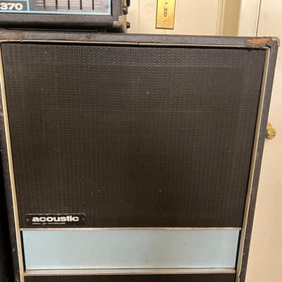 Vintage 1970s Acoustic Control Corp. Model 370 solid state Bass Amp Head & Model 301 Pair Of 1x18” Folded Horn Speaker Cabinets~LOUD~Known as “The Jaco Rig” image 10