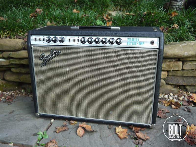 Vintage 1968 Fender Vibrolux Reverb Blackline / Dripedge image 1