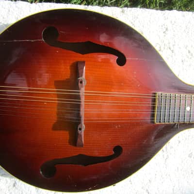 Gibson A-50 Mandolin, 1944, Sunburst, Maple Back & Sides, Case image 5