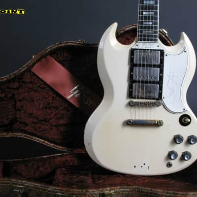 Gibson SG Custom   ex. Carlos Santana  1961 White image 17