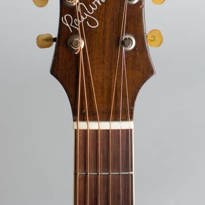 Recording King Ray Whitley Jumbo Model 1028 Flat Top Acoustic Guitar, made by Gibson (1940), ser. #920-F-14, original black hard shell case. image 5
