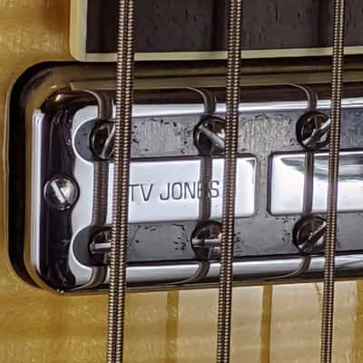 BP Rose BTF150 Semi-Hollowbody Bass Natural image 8