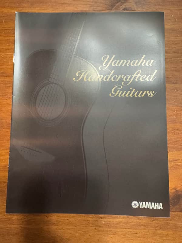 Yamaha Acoustic guitar catalog 2001 CJ32 CJX32 LL400 LL500 LS400 LS500 LLX LSX image 1