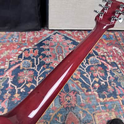 Yamaha ES-335 Style Model SA-700 Semi Hollow Persimmon Red - 1980 image 17