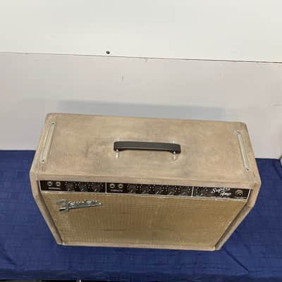 Vintage Fender Super 6G4A Brownface 40-Watt 2x10" Tube Guitar Combo Guitar Amp Amplifier 1960 image 2