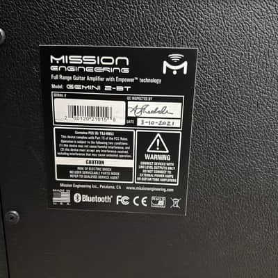 Mission Engineering Gemini 2-BT 2021 - Black. Active Guitar Cabinet, 212, Stereo image 2