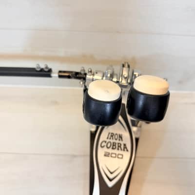 Tama Iron Cobra 200 Double Bass Drum Pedal HP200PTW Twin Kick Pedal Power Glide image 2