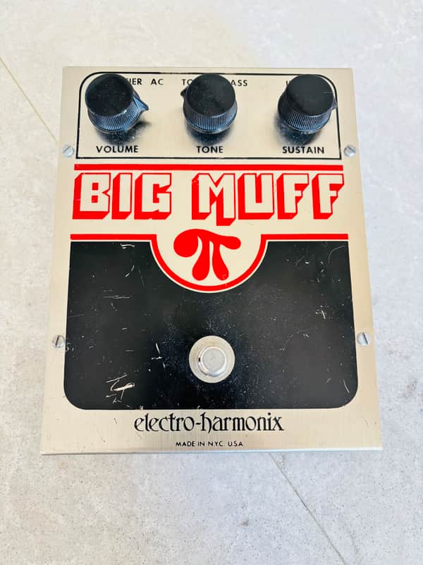 Electro-Harmonix Big Muff Pi V5 (Op Amp Tone Bypass) 1978 Silver image 1