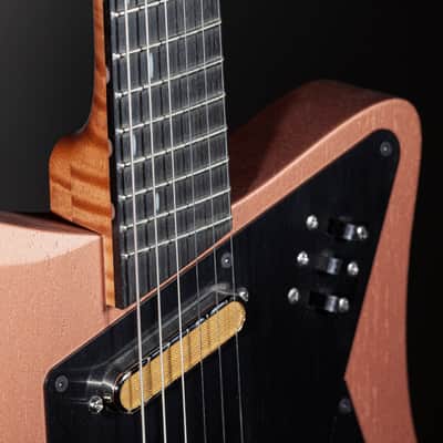 Uma Guitars Jetson 2, 2020 Bronze w/ Roasted Flame Maple Neck NEW (Authorized Dealer) Demo Vid Added image 7