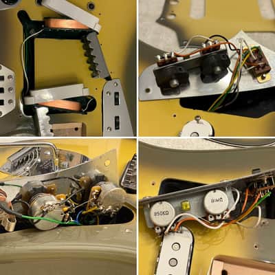 2004 Fender Japan JG-66 Jaguar Limited Edition Antigua Finish + G&G Deluxe Case Hang Tags Duncan Hot Jag Upgrade image 23