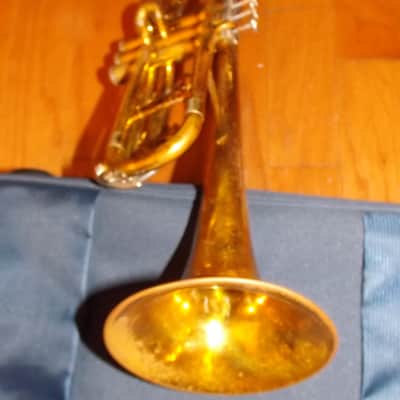 King Cleveland 600 Bb Trumpet, USA, Brass with Case, Good playing condition image 14