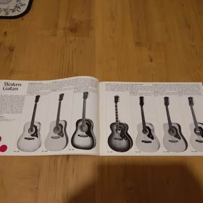Vintage Circa Early 1970's Hofner Full-Line Catalog! Rare Original Case Candy, Paperwork! image 6