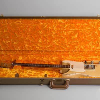 Fender Telecaster Owned and Used by Mike Bloomfield Solid Body Electric Guitar (1963), ser. #L11155, brown tolex hard shell case. image 10