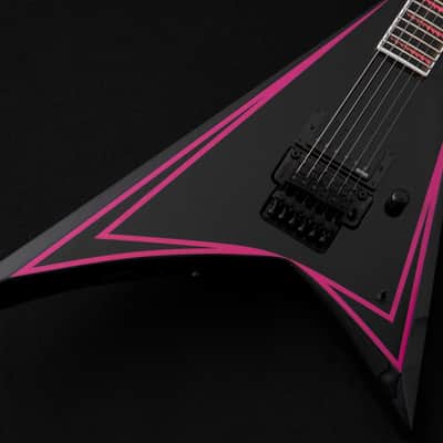 ESP EDWARDS E-ALEXI PINK SAWTOOTH w/ESP GB-30V -Black with Pink Pin Stripe- #ED3540263 2026 [Made in Japan][Children of Bodom Alexi Laiho] image 3