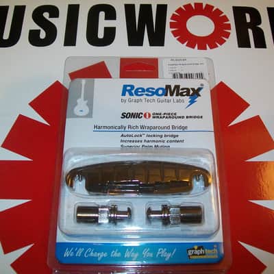 Graph Tech Resomax Sonic 1 Wraparound Bridge, BLACK NICKEL, PM-8595-BN
