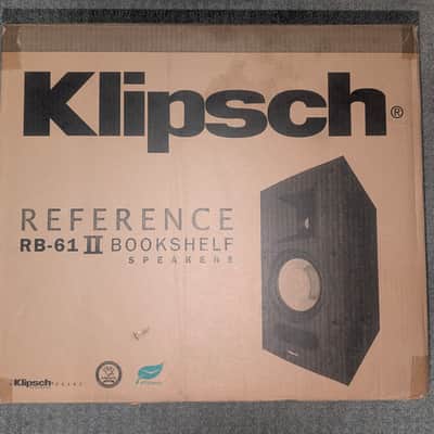 NIB Klipsch RB-61 II 2018 - Black Ash woodgrain vinyl image 1