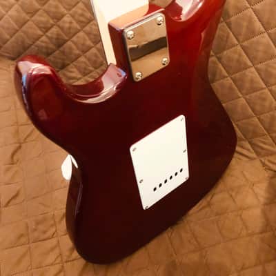 Washburn SFDSB Deluxe Sonamaster Double Cut Solid Body Flame Maple Top Maple Bolt-on Maple Neck 6-String Electric Guitar image 7