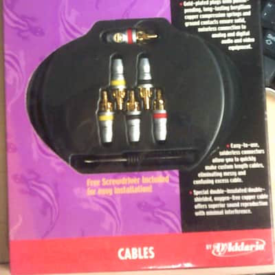Planet Waves RCA Single Signal Cable Kit - 6 Connectors, 6 ft. Cable image 1