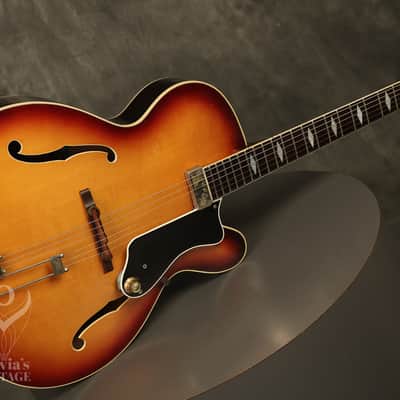 1965 Epiphone A412 Triumph Sunburst with wide nut width image 12