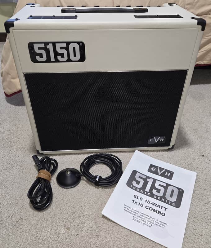 EVH 5150 Iconic Series 2-Channel 15-Watt 1x10" Guitar Combo 2023 - Present - Ivory