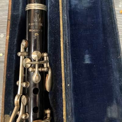 Antique Rampone Brevettato clarinet 1900 - Grenadilla wood image 10
